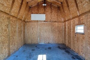 inside of shed